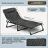 Foldable Oxford Cloth Sun Lounger with Headrest