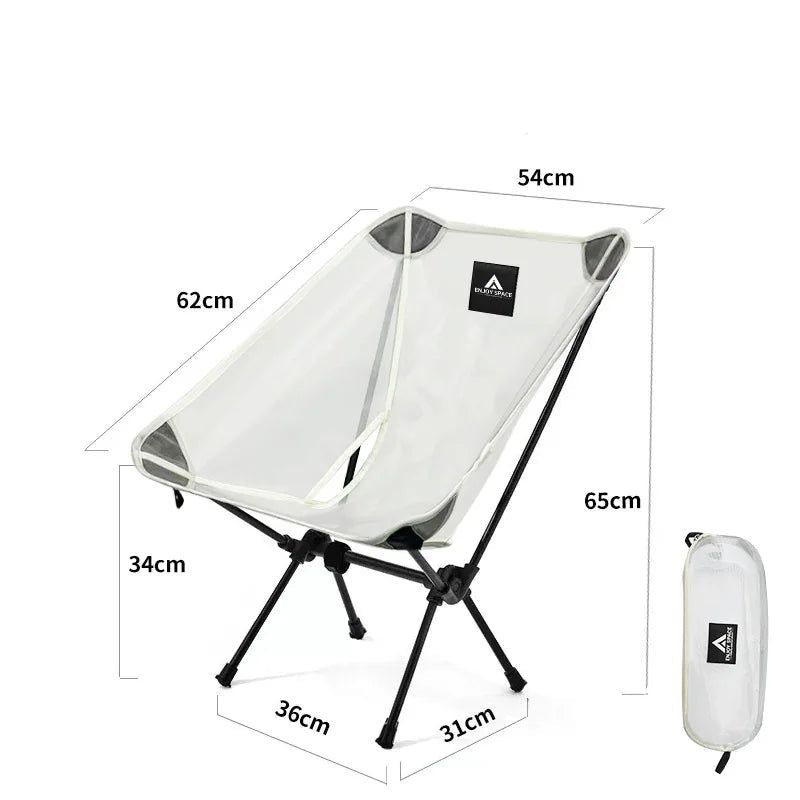 2pcs Outdoor Moon Chairs White