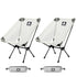 2pcs Outdoor Moon Chairs White