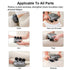 6-Head Fascia Massage Gun Tissue Muscle  Black