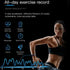 Fitness Bracelet Heart Blood Body Monitoring Black