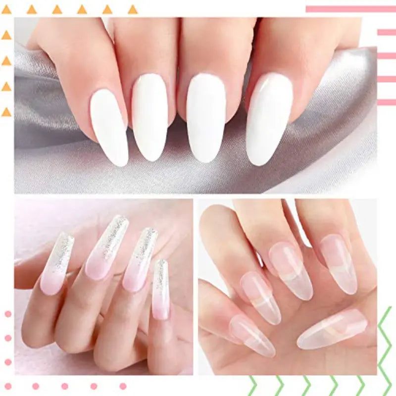 Ultimate Professional Acrylic Nail Kit with Tips, Powders, Brushes Set