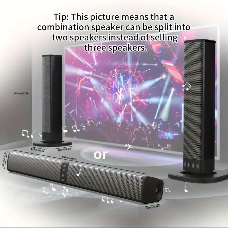 20W 3D Home Theater Stereo Surround Wireless Speaker