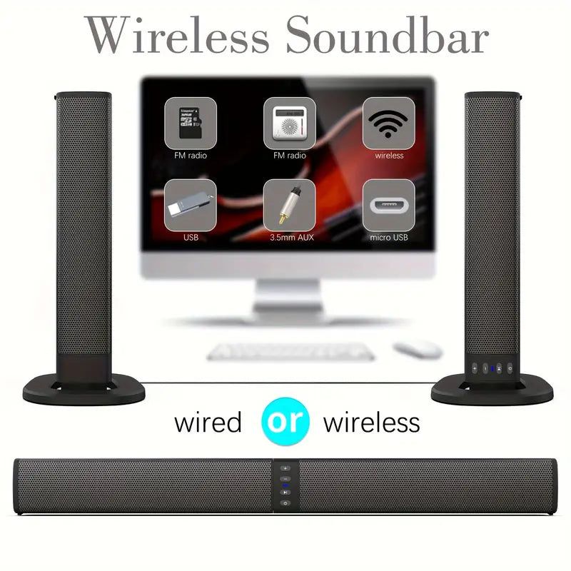 20W 3D Home Theater Stereo Surround Wireless Speaker