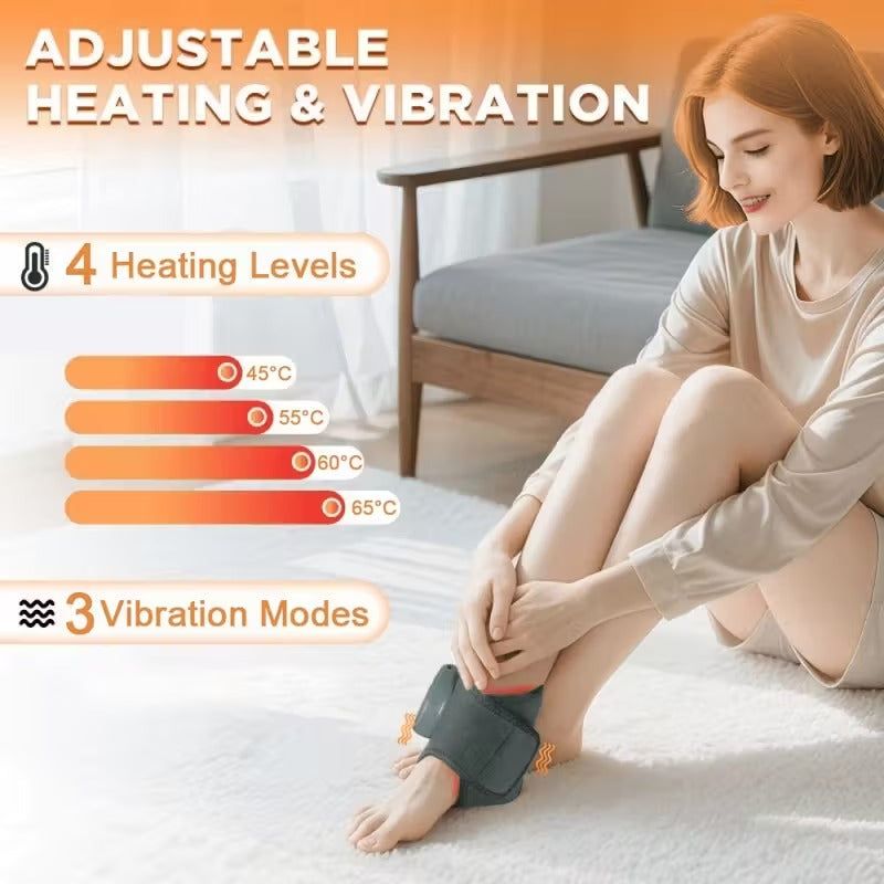 Ankle Heating Massager with Vibration & Heat
