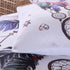 Queen Duvet Cover Set White Dream Catcher Print Quilt Cover with Pillowcases