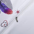 Queen Duvet Cover Set White Dream Catcher Print Quilt Cover with Pillowcases