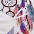 Queen Duvet Cover Set White Dream Catcher Print Quilt Cover with Pillowcases