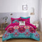 Aesthetic Glow Floral 3‑Piece Comforter Set with Matching Shams