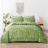 Vintage Delicate green bloom 3 Pc Comforter & Pillow Cover Set