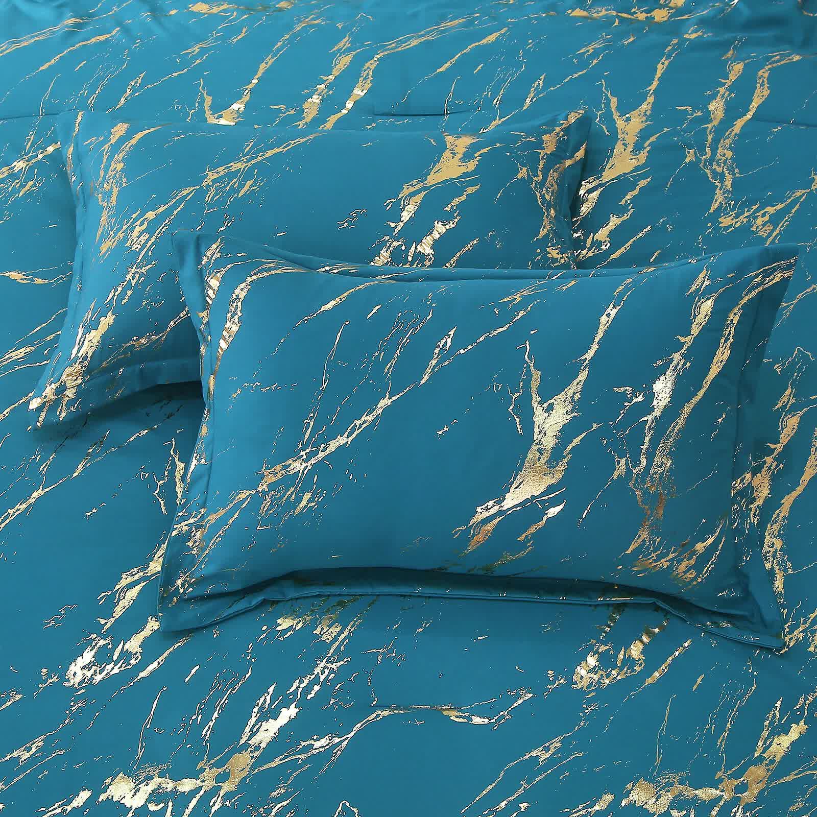Cozy Cloud 3 Teal ‑Piece Comforter Bundle – Instagram‑Ready Bedroom