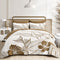 SOFT Floral Comforter Set, King Size, Plush Winter Bedding with Pillowcases
