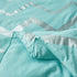 Blue Gradient Comforter Set, King Size, Modern 3-Piece Bedding with Pillowcases