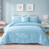 King Size Comforter Set 3-Piece Metallic Print Chic Microfiber Bedding & Shams