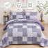 Harmonious Quilted bedspread and pillowcovers set: Perfect Balance of Style - Queen size