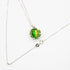 Gift Box - Aroma Necklace White Gold - Planet Aurum Verdant (Gold Green) + Purify Oil Blend