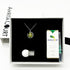 Gift Box - Aroma Necklace White Gold - Planet Aurum Verdant (Gold Green) + Purify Oil Blend