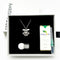 Gift Box - Angel Ball White Gold Aroma Necklace + Purify Oil Blend