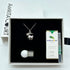 Gift Box - Rabbit White Gold Aroma Necklace + Purify Oil Blend