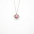 Gift Box - Love Heart White Gold Aroma Necklace + Purify Oil Blend