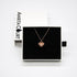 Gift Box - Love Heart Rose Gold Aroma Necklace + Purify Oil Blend