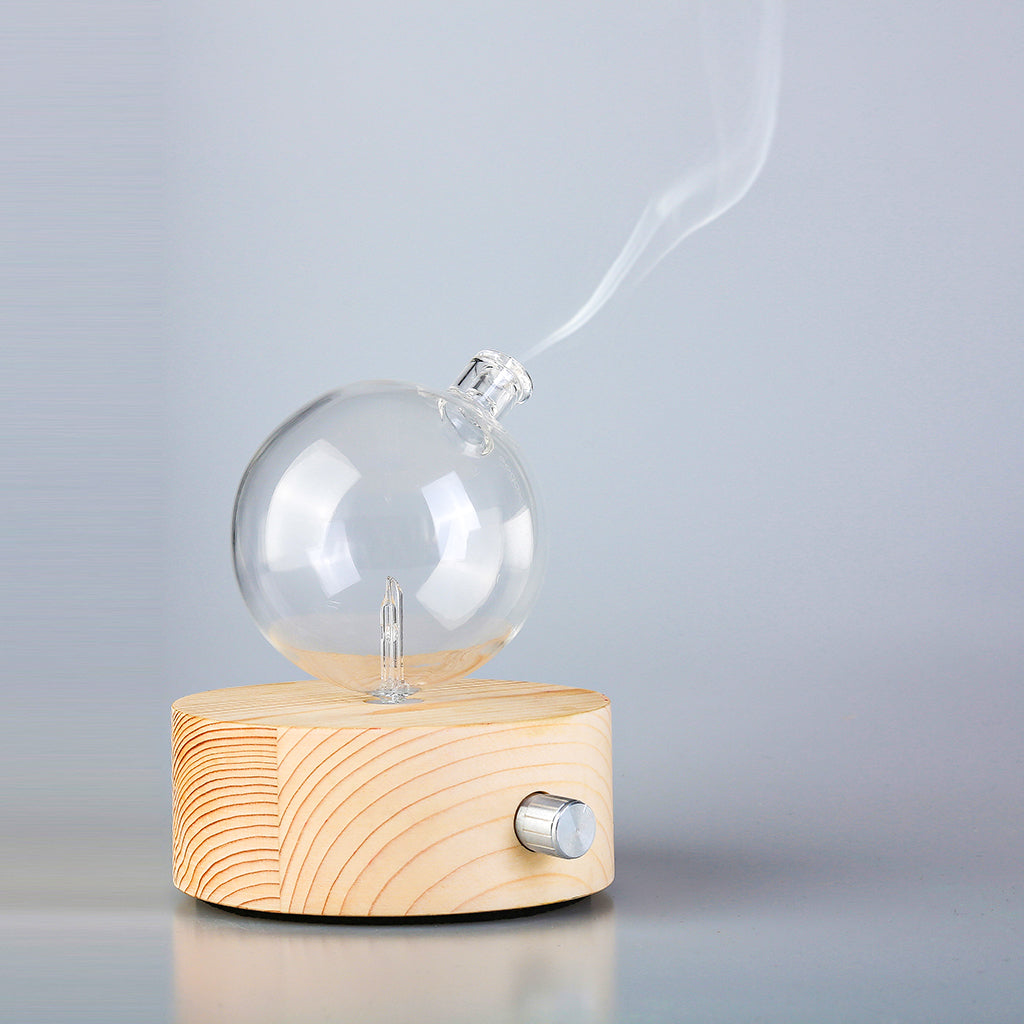 Geometry Round Nebuliser - Waterless Diffuser | Essential oil Burner | Aromatherapy| Home Fragrance