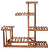 6-Tier Rustic Wooden Step Plant Stand