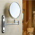 Bath Mirror 5X Magnification Wall Mounted Adjustable Makeup Mirror Arm Extend
