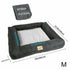 Medium Sized Waterproof Dog Car Seat Bed with Safety Belt