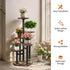 Multi-Tier Flower Plant Stand Industrial Metal Garden Flower Pots Rack AU