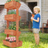Fin Xxl Super Durable Elevated Planter Freestanding Rotatable Planter Box Garden Bed