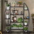 8 Tier Jumbo Plant Stand Vase Shape Flower Bonsai Pot Display Rack Indoor Outdoor