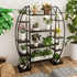8 Tier Jumbo Plant Stand Vase Shape Flower Bonsai Pot Display Rack Indoor Outdoor
