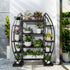 8 Tier Jumbo Plant Stand Vase Shape Flower Bonsai Pot Display Rack Indoor Outdoor