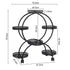 Metal Plant Stand Rack 4Tier Indoor Flower Pot Stand with Wheels for Living Room