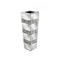 Silver Diamond Inlaid Table Vase, Modern Decorative Centerpiece for Home