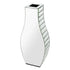 Silver Crushed Diamond Flower Vase Mirrored Glass Decorative Table Vase for Home Wedding Centerpieces