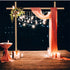 Heavy Duty Square Wedding Arch Wooden Backdrop Stand Balloon Floral Arch Frame
