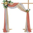 Heavy Duty Square Wedding Arch Wooden Backdrop Stand Balloon Floral Arch Frame
