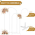 Fin Set Of 3 Wedding Arch Balloon Frame Metal Arch Backdrop Stand Birthday Party