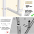 Fin Set Of 3 Wedding Arch Balloon Frame Metal Arch Backdrop Stand Birthday Party