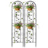 Garden Trellis Climbing Plant Support Patio Wire Lattice Grid Panel Stake Fence