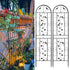 Garden Trellis Climbing Plant Support Patio Wire Lattice Grid Panel Stake Fence
