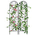 Garden Trellis Climbing Plant Support Patio Wire Lattice Grid Panel Stake Fence