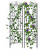 2 Pcs Large Metal Garden Trellis for Outdoor Yard & Patio