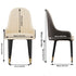 2X Dining Chair Anti-scratch Leather Padded Seat Kitchen Chair