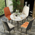 2X Dining Chair Anti-scratch Leather Padded Seat Kitchen Chair