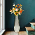 Silver Mirrored Floor Vase Luxury Diamond Flower Vase Living Room Home Office