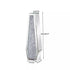 Silver Mirrored Floor Vase Luxury Diamond Flower Vase Living Room Home Office