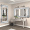 XXXL Crushed Crystal Diamond Wall Mirror – 120×60cm, Silver, Full Length